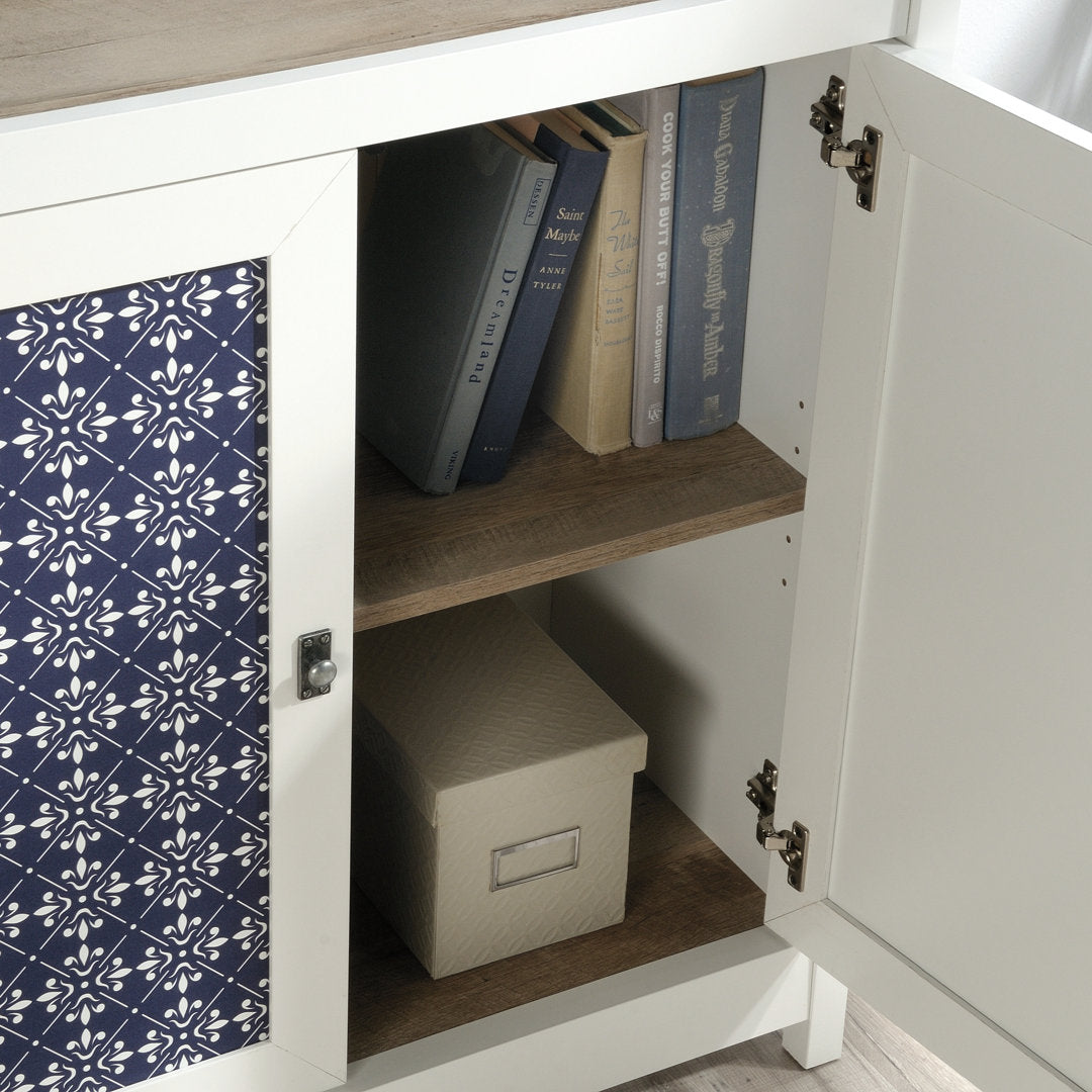 Myrasol 71.5" H x 29.29" W Standard Bookcase Highland Dunes Color: Soft White