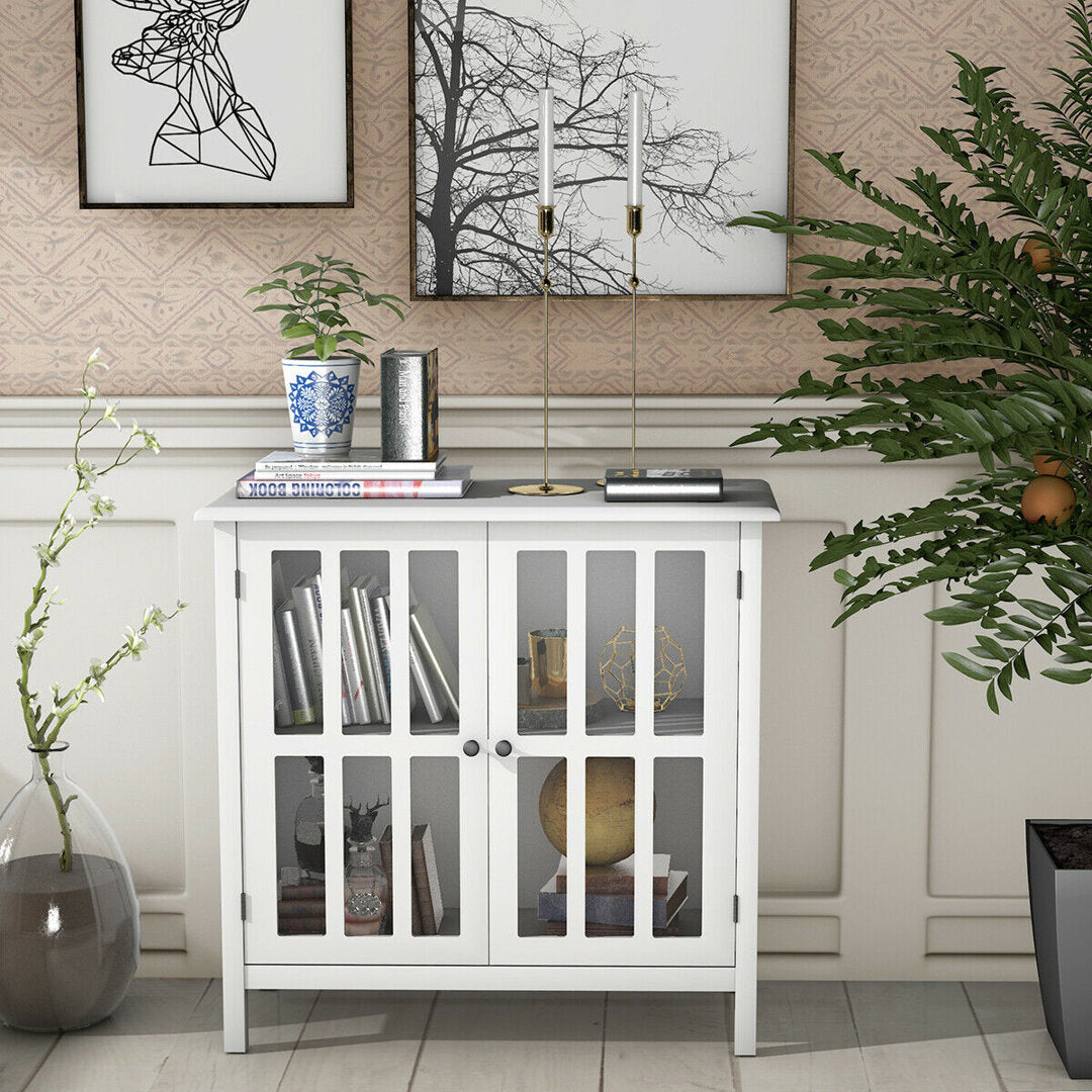 Gonsalez 2 - Door Accent Cabinet Breakwater Bay Color: White