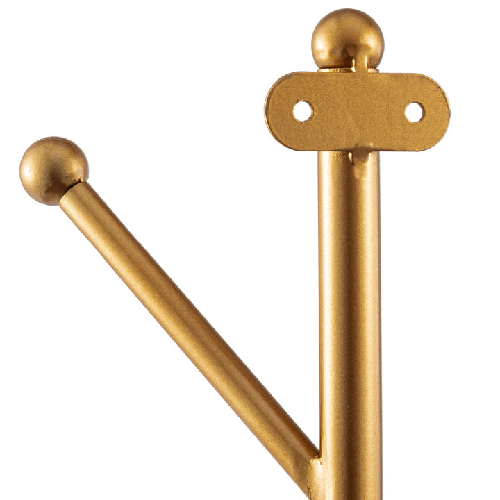 Cerstin Metal 6 - Hook Wall Mounted Coat Rack Mercer41