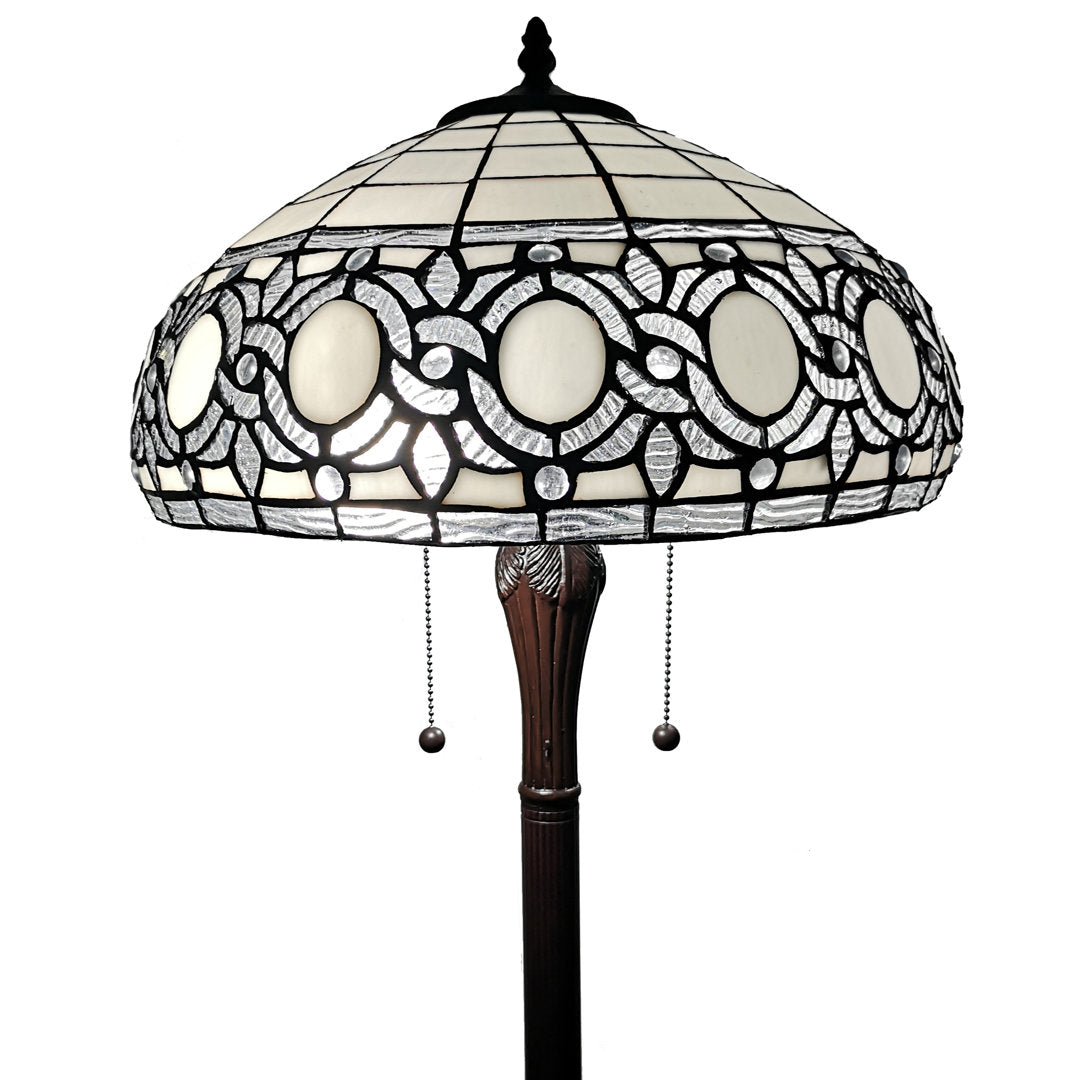 Tiffany 63" Reading Floor Lamp Amora Lighting