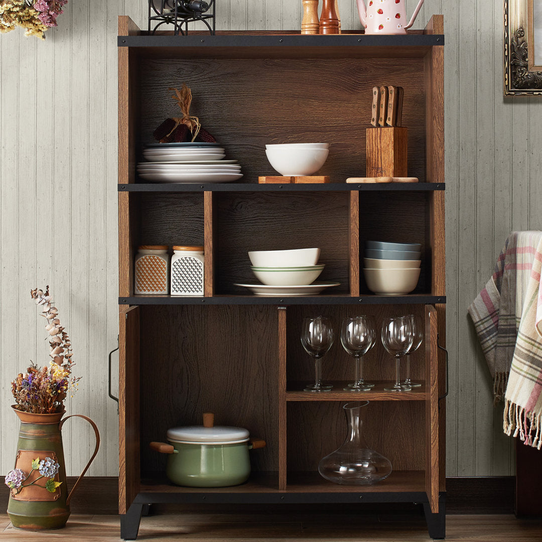 Peterkin 31.49" Wide Dining Hutch Union Rustic