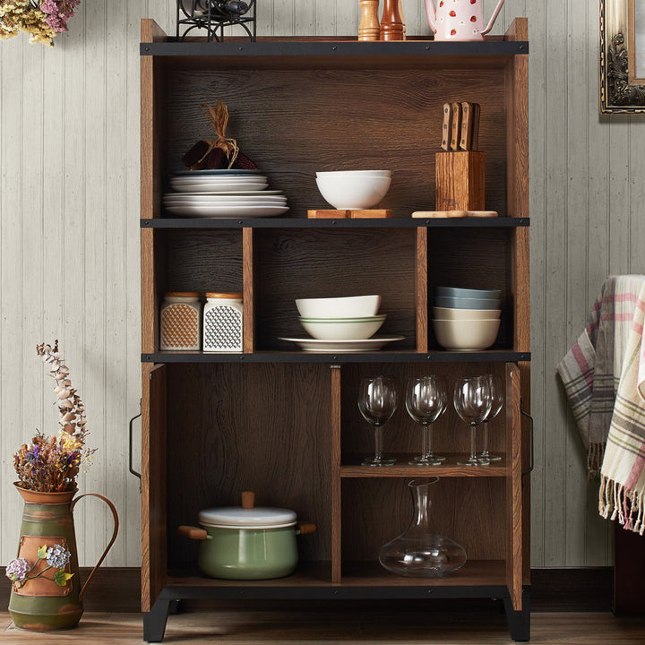Peterkin 31.49" Wide Dining Hutch Union Rustic
