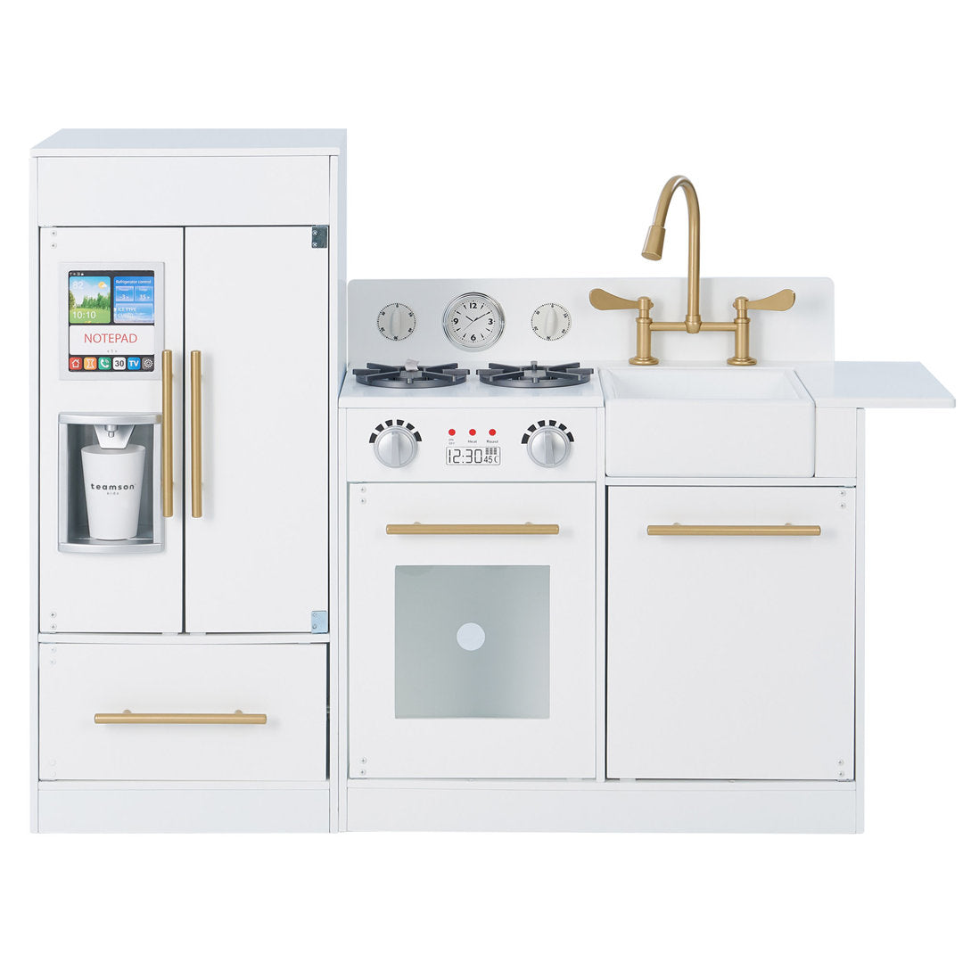 Little Chef Charlotte Modern Play Kitchen Teamson Kids Finish: White