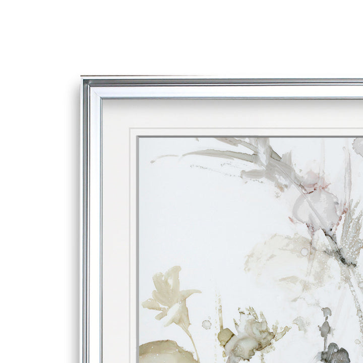 Wildflower Mist II - Painting Print Lark Manor™ Size: 23" H x 23" W x 1.5" D Format: Silver Framed