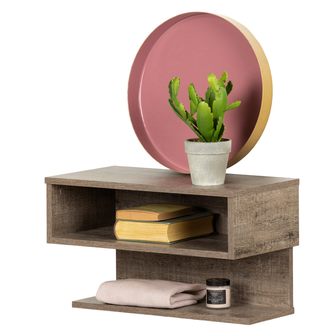 Sazena Nightstand South Shore Color: Weathered Oak
