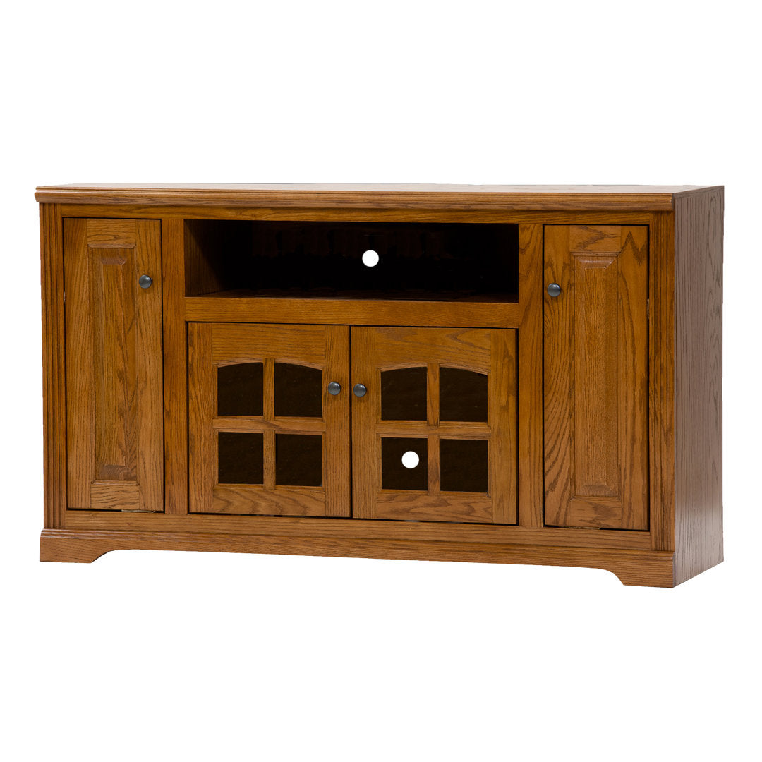 Hand Solid Wood TV Stand for TVs up to 60" Wildon Home® Color: Medium