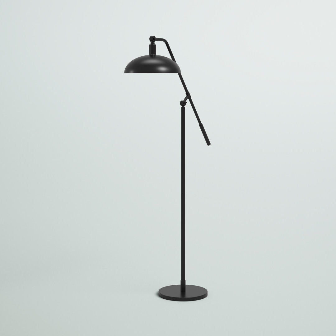 Devon 62" Task/Reading Floor Lamp Ivy Bronx Base Finish: Blackened Bronze