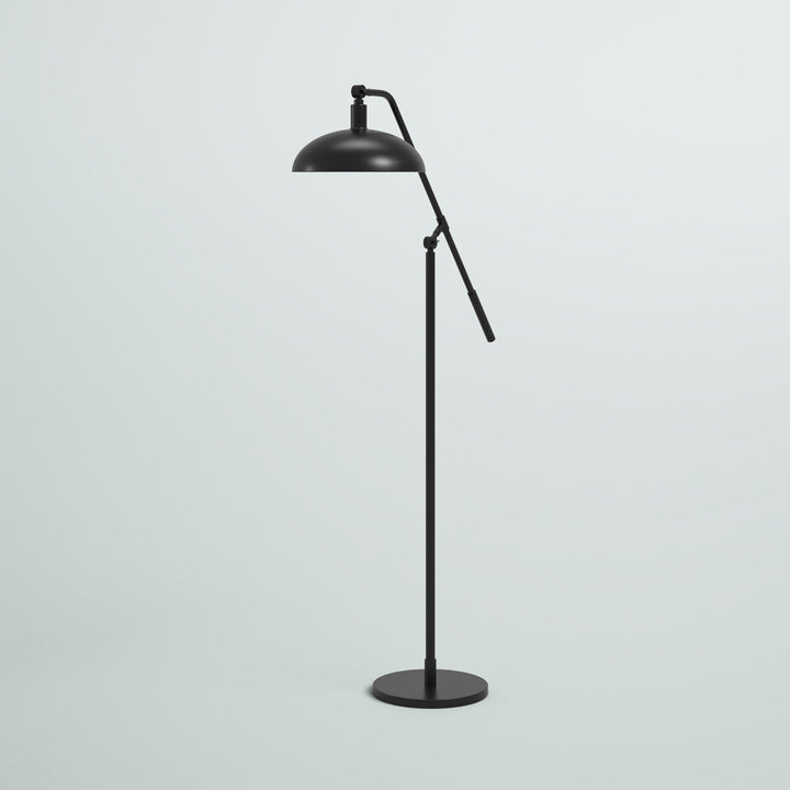 Devon 62" Task/Reading Floor Lamp Ivy Bronx Base Finish: Blackened Bronze