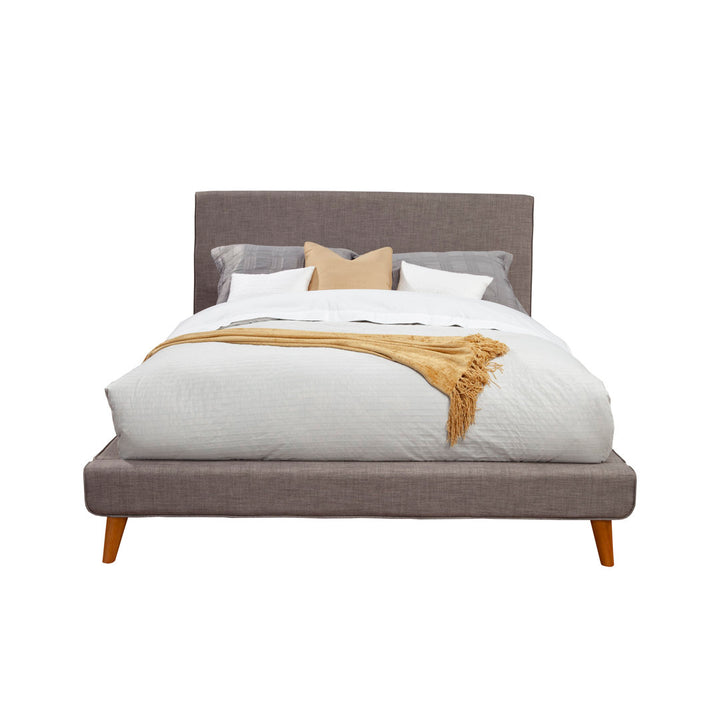 Williams Upholstered Bed AllModern Color: Dark Gray Size: Full