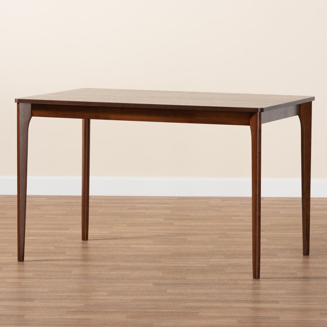 Kylani Dining Table Ebern Designs Color: Walnut Brown