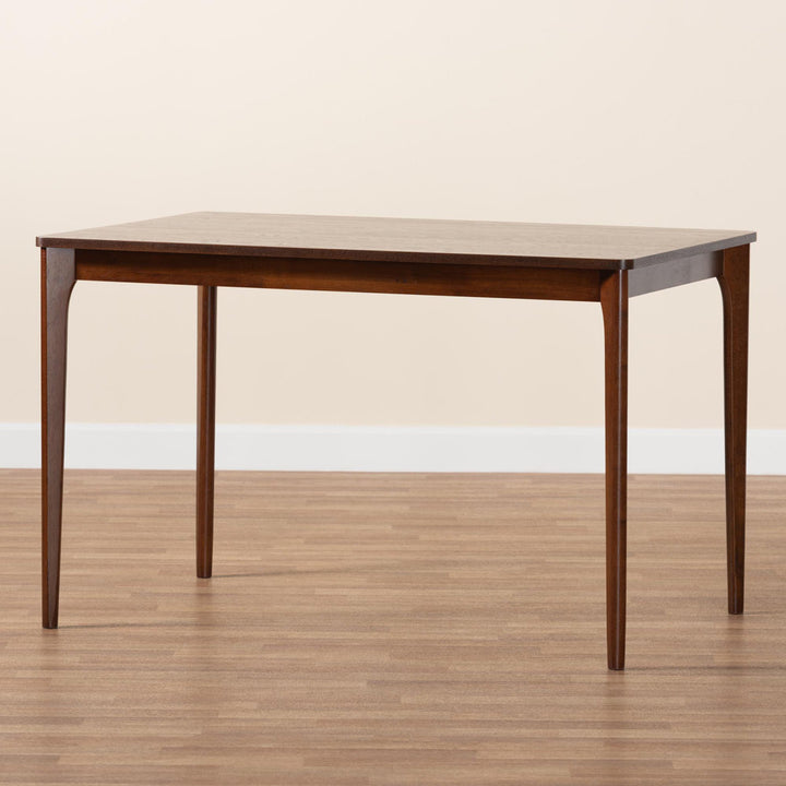 Kylani Dining Table Ebern Designs Color: Walnut Brown