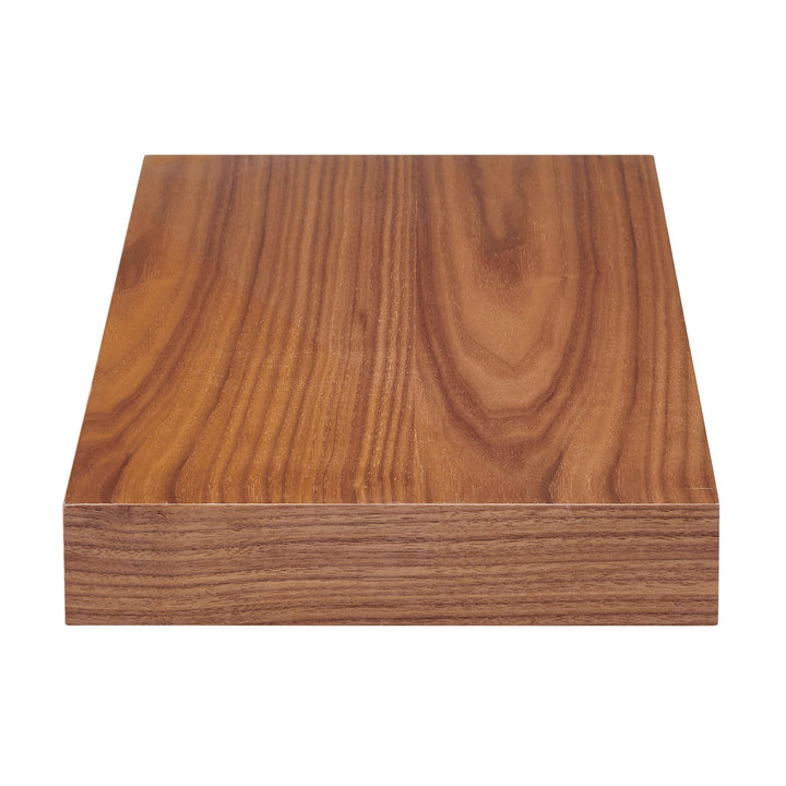 Sherice Floating Shelf AllModern Size: 1.97" H x 23.63" W x 10.24" D Finish: Walnut
