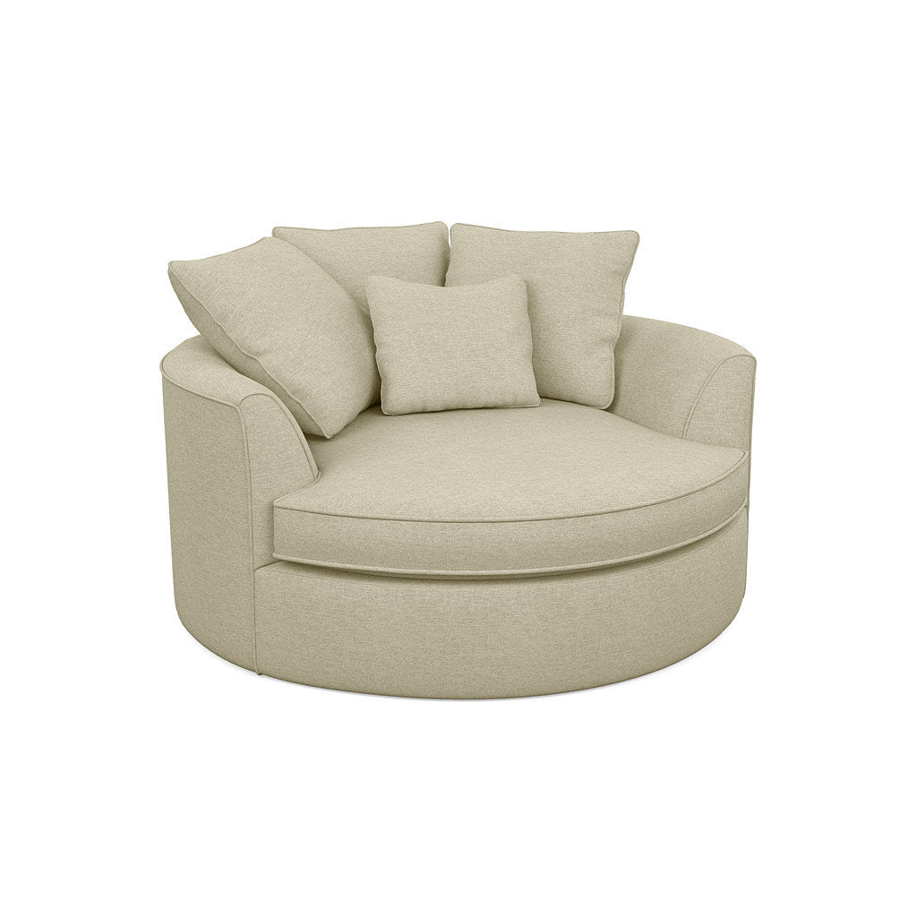 Ashonte Anjuan 61" Wide Polyester Barrel Chair Wade Logan® Fabric: Jango Sandstone