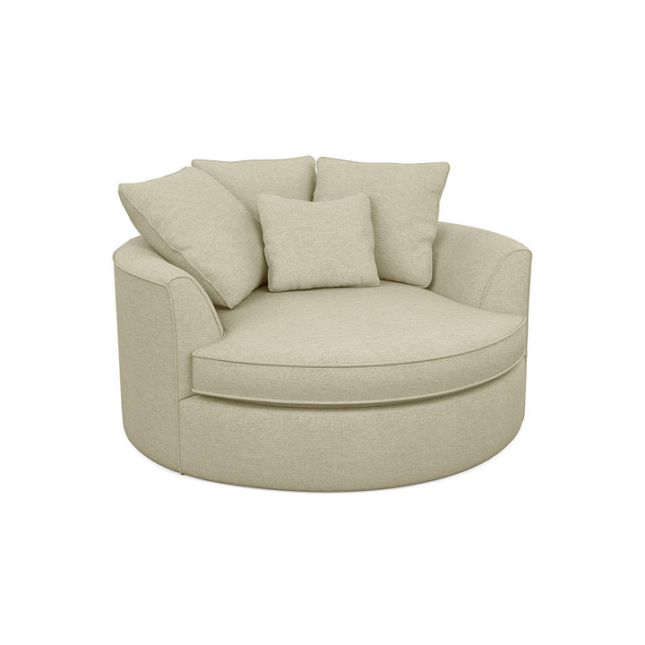 Ashonte Anjuan 61" Wide Polyester Barrel Chair Wade Logan® Fabric: Jango Sandstone