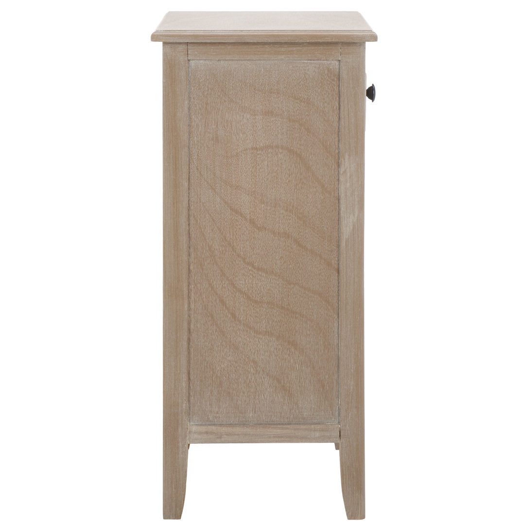 Santa Cruz End Table with Storage Breakwater Bay Color: White Washed