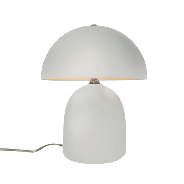 Percy Ceramic Table Lamp AllModern Base Finish: Matte White/Champagne Gold