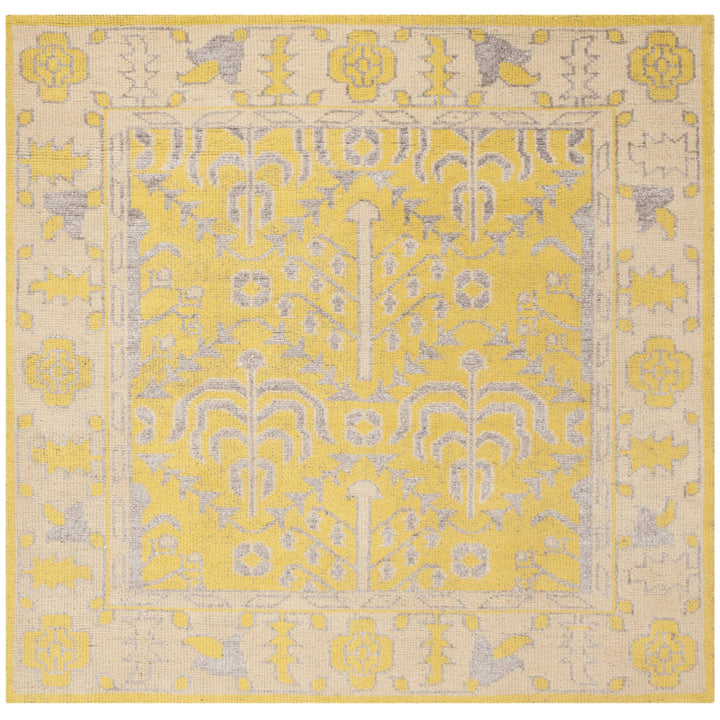 Brownsburg Stone Wash Hand Knotted 55% Wool, 10% Viscose, 35% Cotton Oriental Rug Bungalow Rose Rug Size: Square 6'