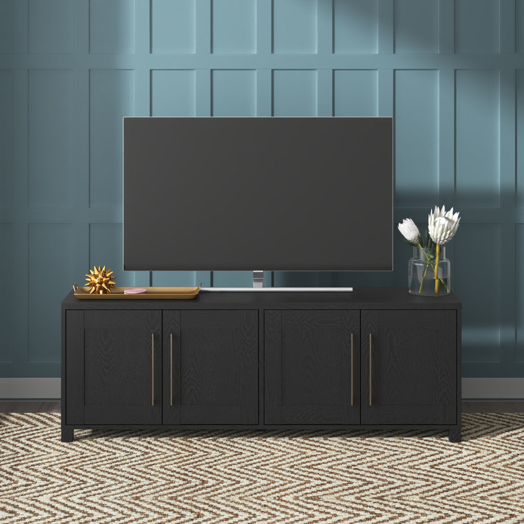 Chabot TV Stand for TVs up to 78" Latitude Run® Color: Black Grain