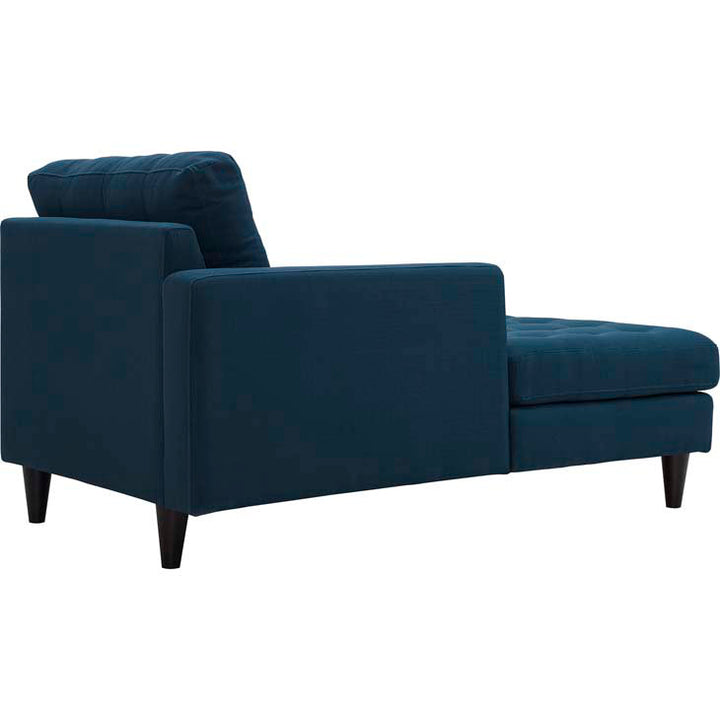 Modway Carson Carrington Humlebaek Right-Arm Upholstered Fabric Chaise Modway Upholstery Color: Azure Orientation: Left Hand Facing