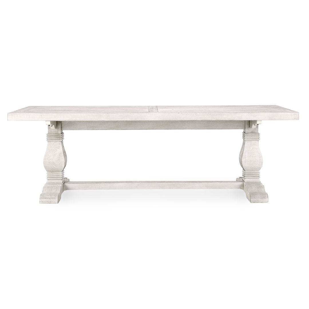Kinston 94" Solid Wood Dining Table Birch Lane™ Color: Distressed Ivory