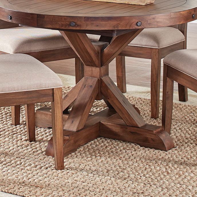 Trevion Solid Mahogany Dining Table Mistana™