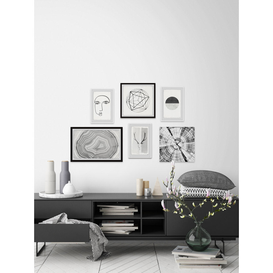 Radial Forms' Hexaptych Highland Dunes