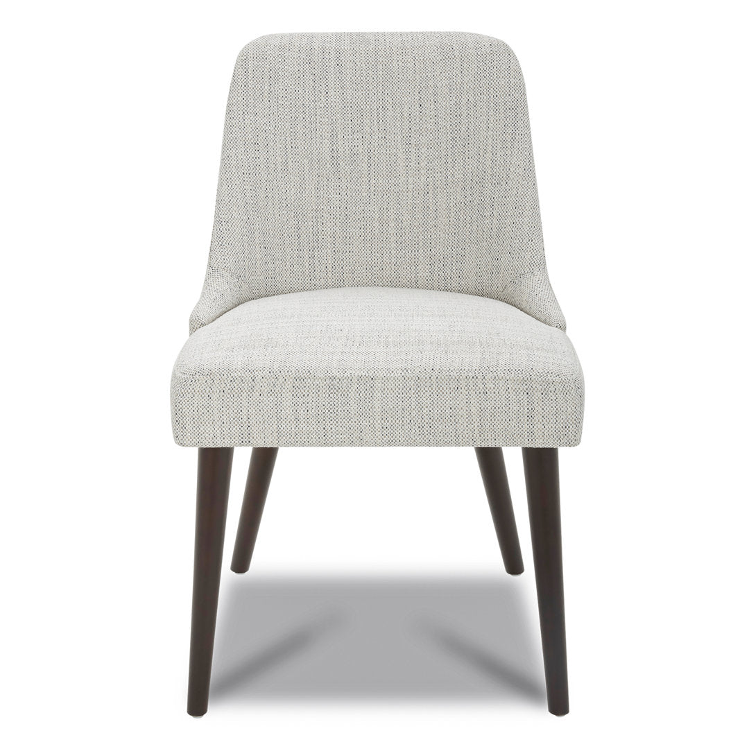 Brently Upholstered Dining Chair (Set of 2) Wade Logan® Upholstery Color: lvory