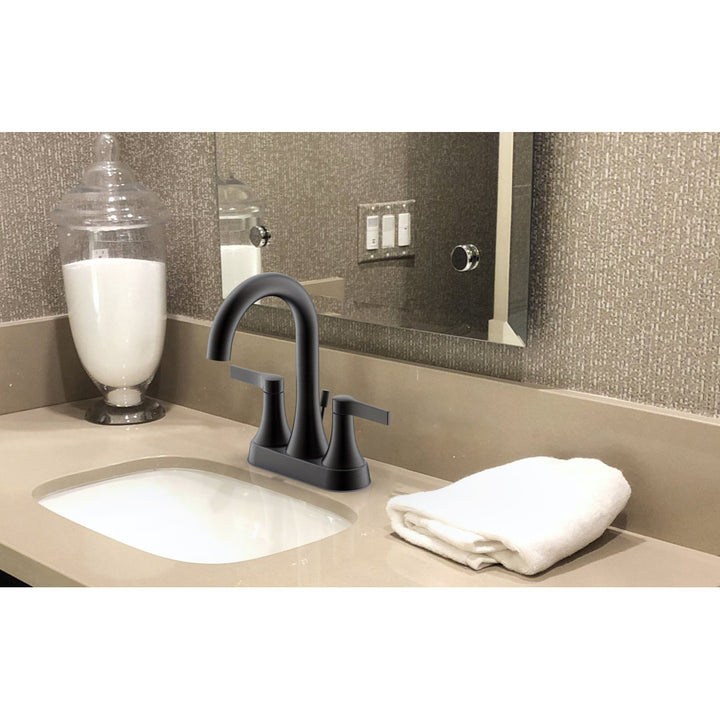 Davvid Two-Handle Centerset Bathroom Faucet with Drain Assembly Wrought Studio™ Finish: Oil Rubbed Bronze