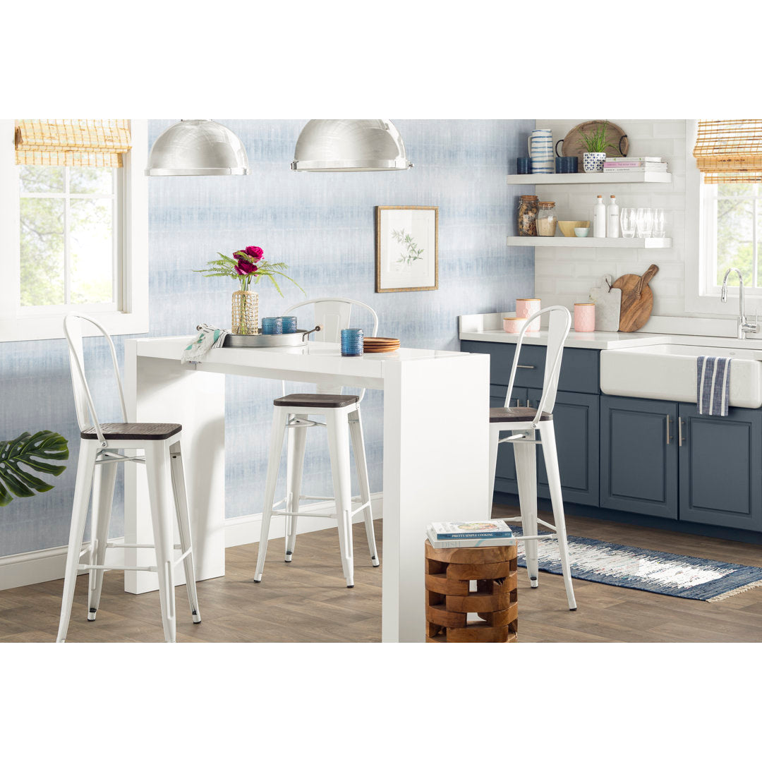Aminia Counter Height Dining Table Wade Logan® Color: White