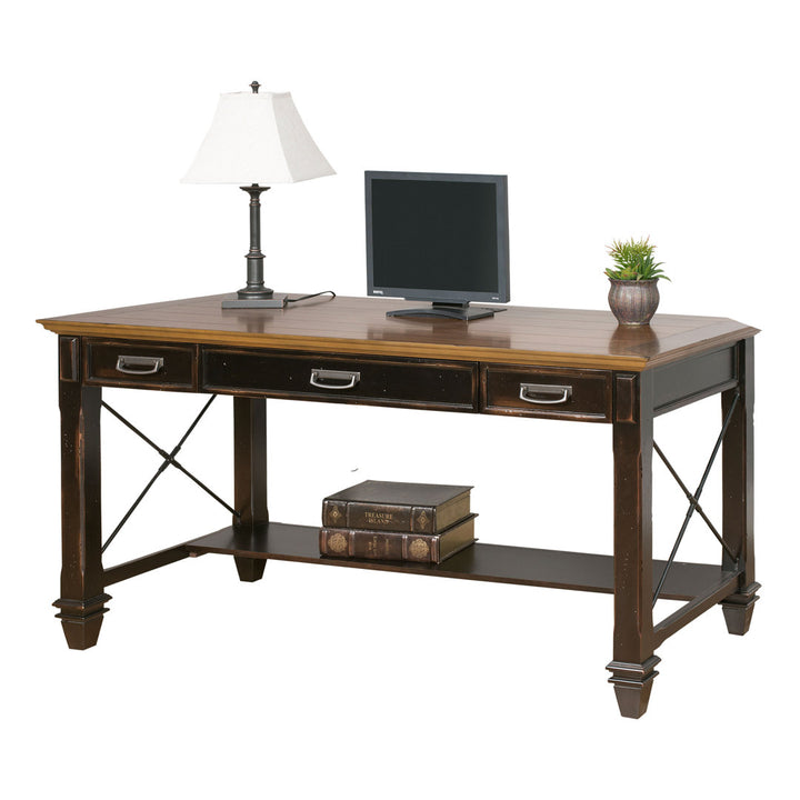 Biarni Desk Canora Grey Color: Chestnut/Brown