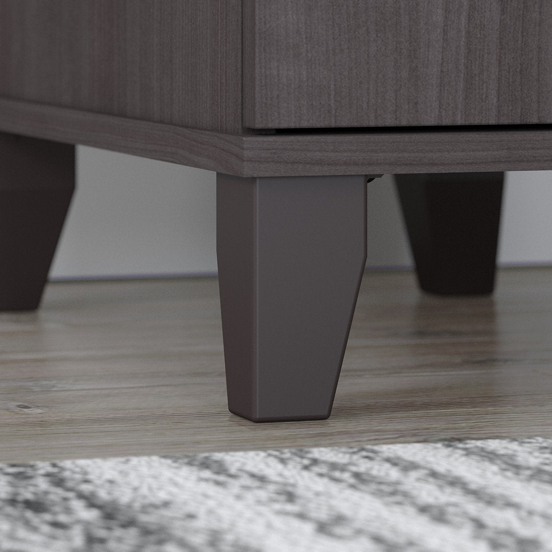 Magomed Executive Desk Gracie Oaks Color: Storm Gray