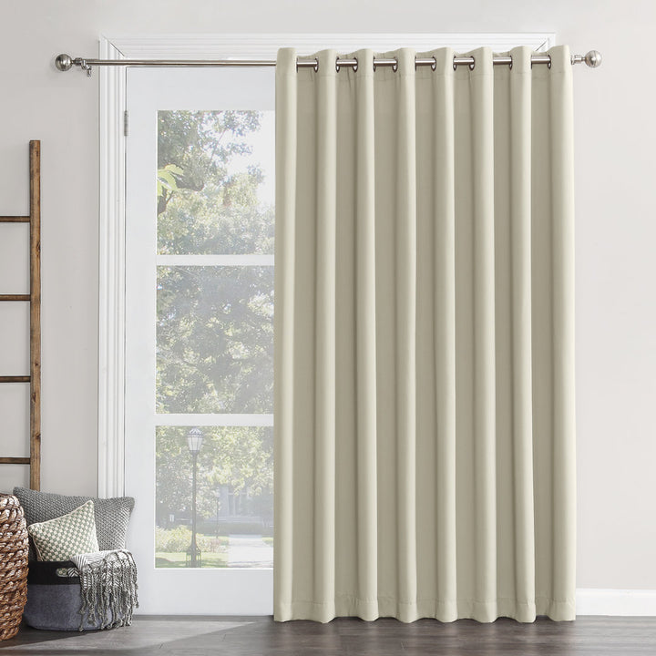 Wayfair Basics Thermal Blackout Grommet Sliding Patio Door Curtain Panel Wayfair Basics® Curtain Color: Pearl
