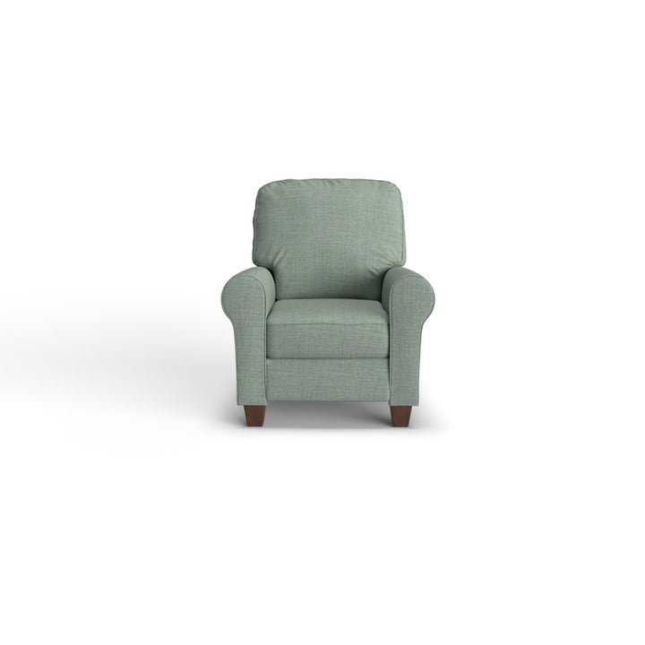Aghancrossy 35'' Wide Manual Standard Recliner Wayfair Custom Upholstery™ Fabric: Graphite Blue