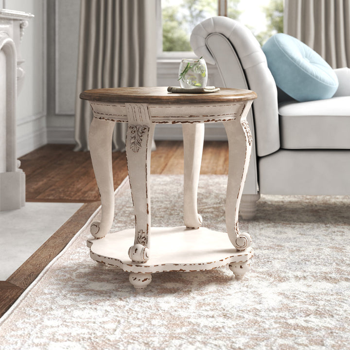 Hayley End Table with Storage Kelly Clarkson Home