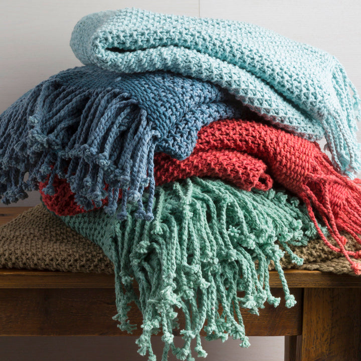 Duien Cotton Throw Birch Lane™ Color: Blue