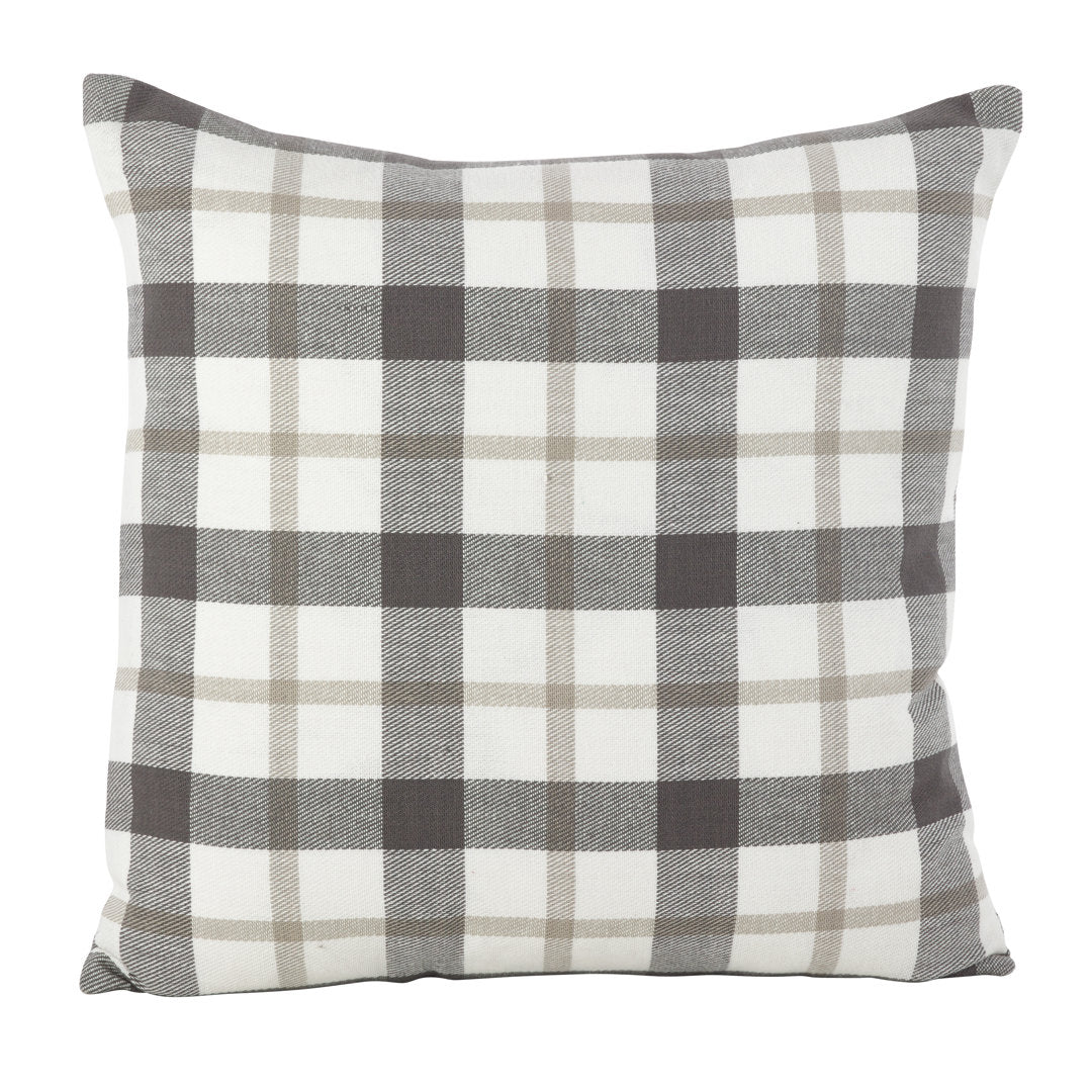 Yuri Cotton Square Pillow Cover & Insert Saro