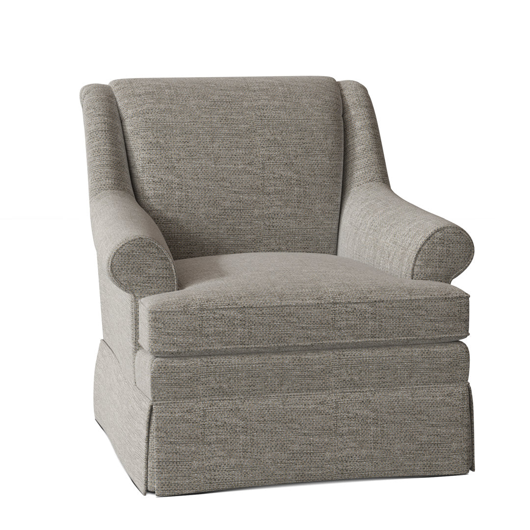 Amrin 35" Wide Armchair Lark Manor™ Arm Covers: Yes, Body Fabric: Townhouse 41 Gray