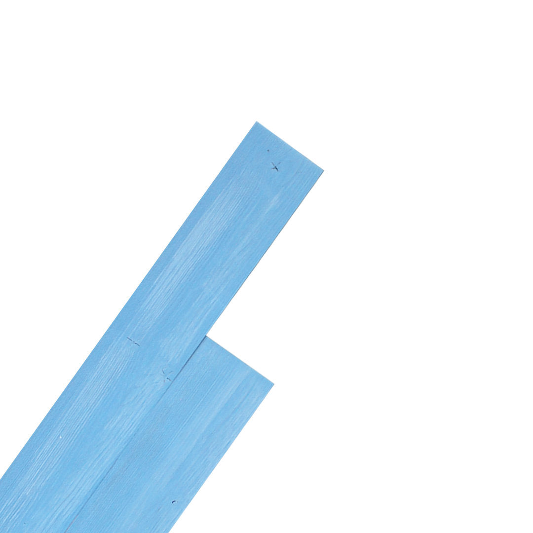 5" x 47" Reclaimed Peel and Stick Engineered Wood Wall Paneling e-Joy Color: Sky Blue