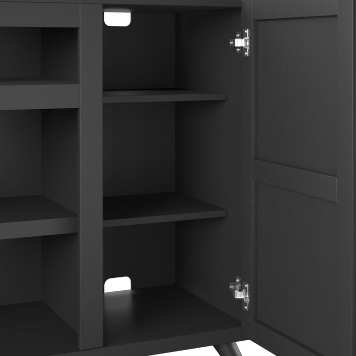 Baldewijn TV Stand for TVs up to 65" Wade Logan® Color: Black