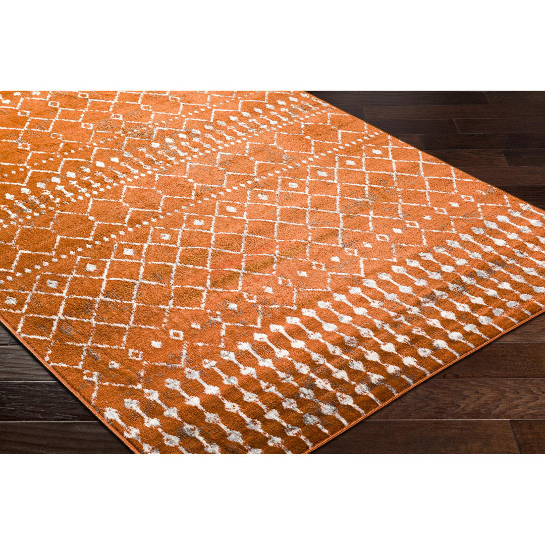 Docia PSS-2371 4'11" X 7' Machine Woven Rug The Twillery Co.® Rug Size: Rectangle 4'11" x 7'