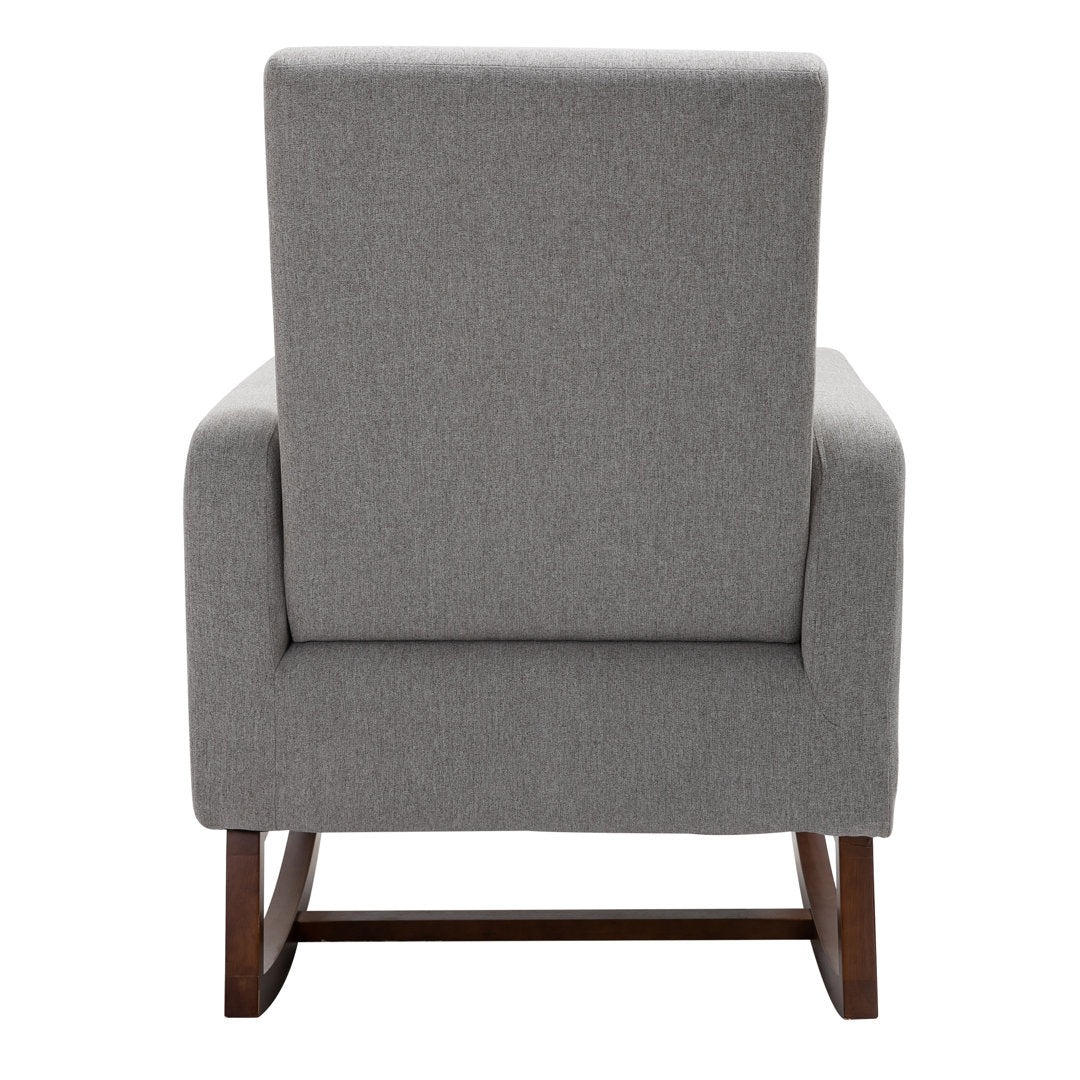 Atze Rocking Chair Latitude Run® Fabric: Gray