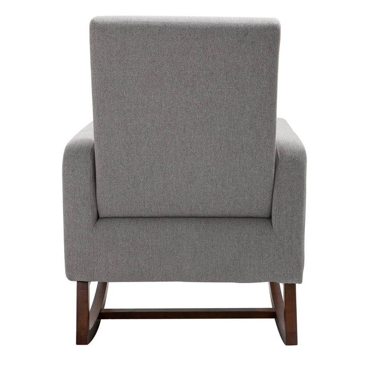 Atze Rocking Chair Latitude Run® Fabric: Gray
