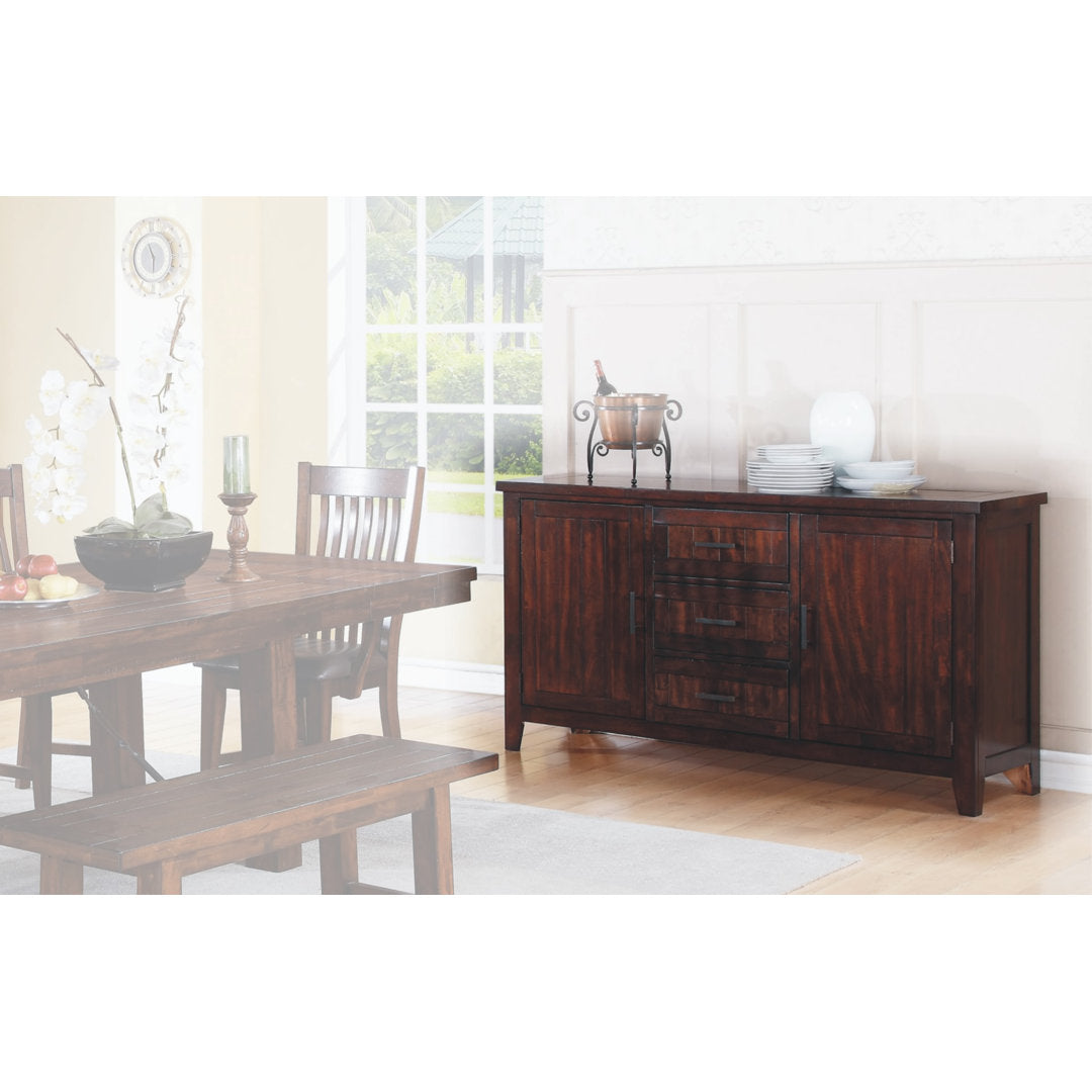 Husnayn 66'' Wide 3 Drawer Sideboard Union Rustic