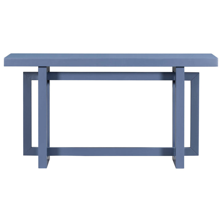 Thedrick 59" Extra Long Entryway Table Console Table 17 Stories Color: Blue