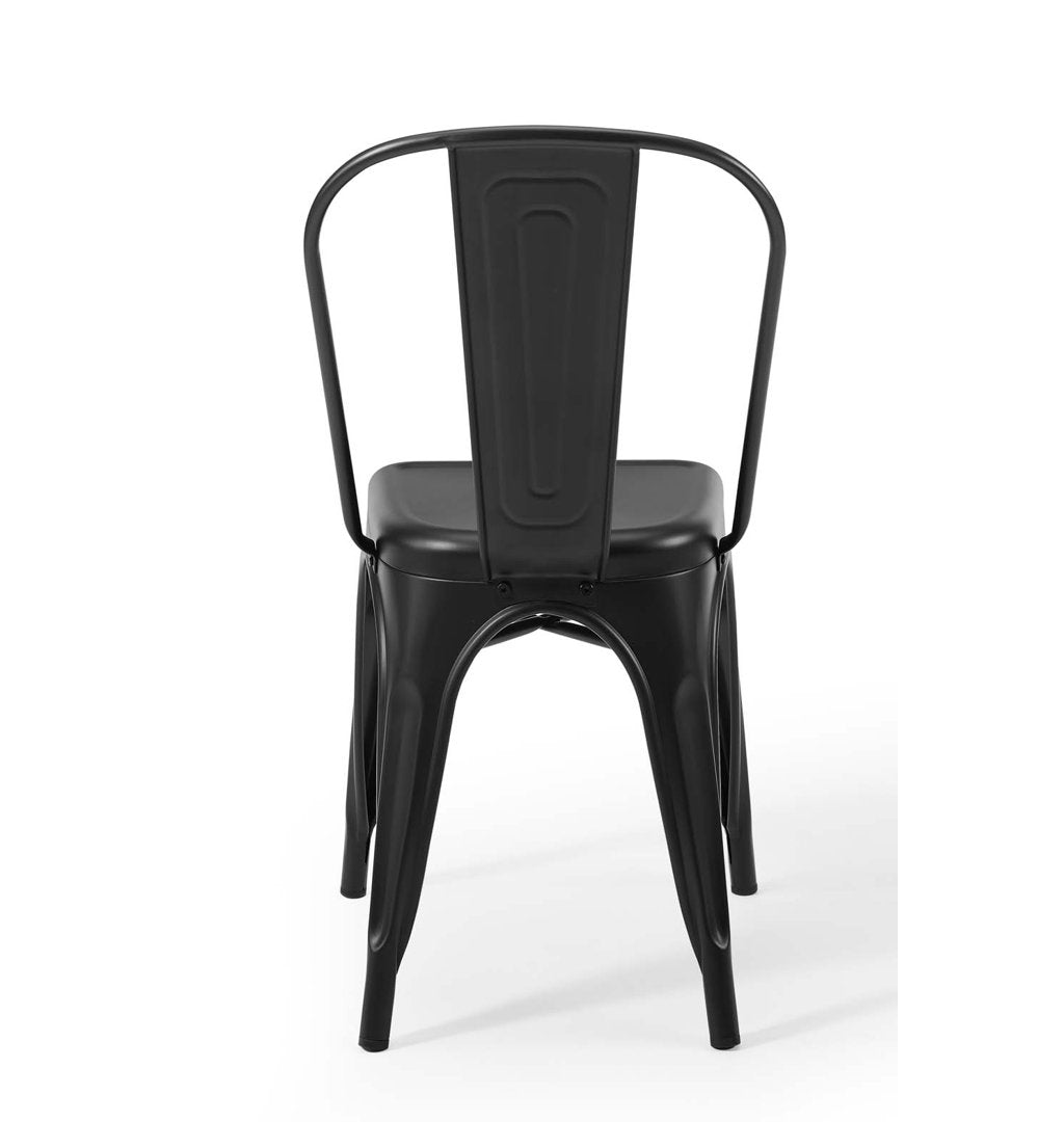 Promenade Bistro Dining Side Chair by Modway (Set of 2) Modway Color: Black
