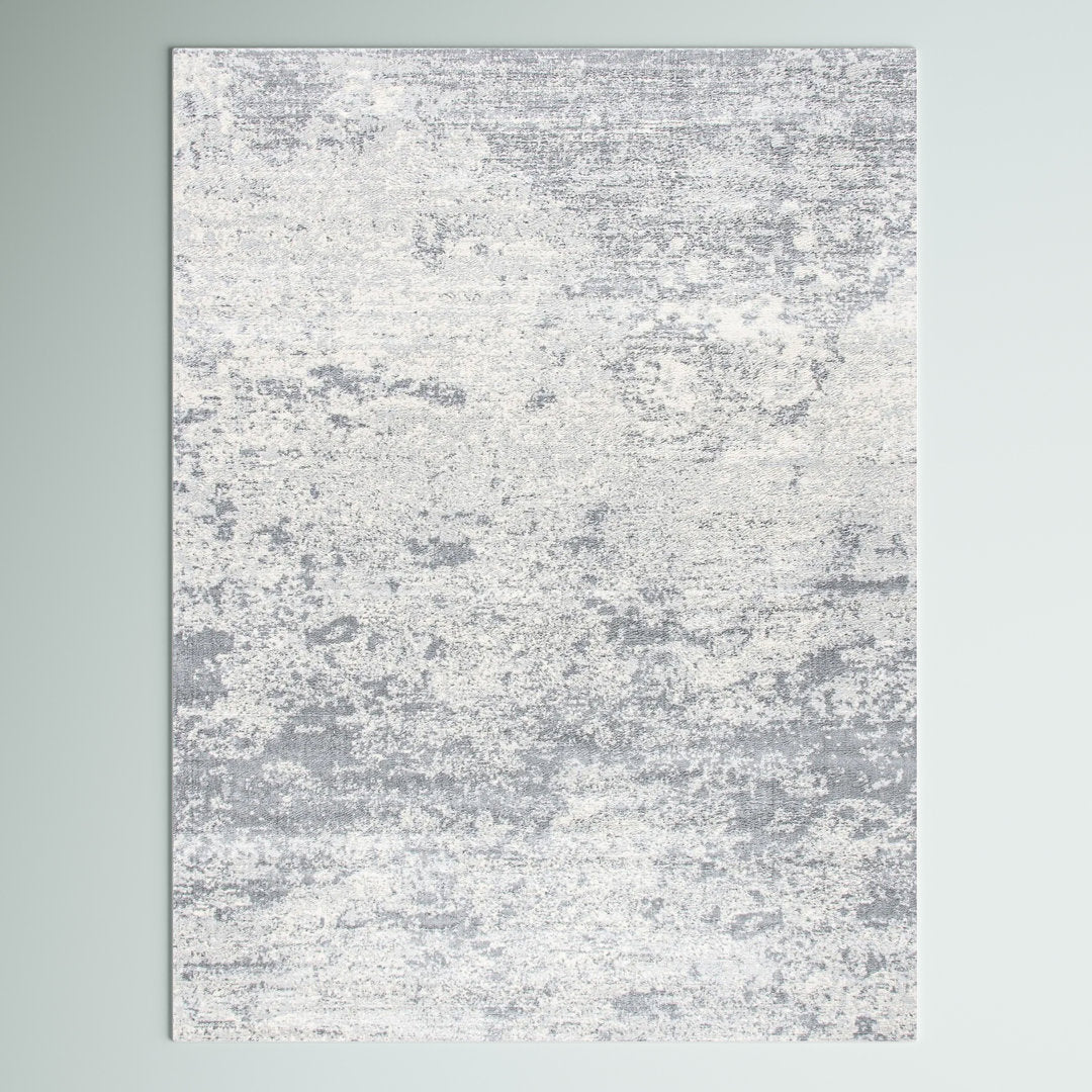 Addison Gray/Ivory Area Rug Steelside™ Rug Size: Rectangle 8' x 10'