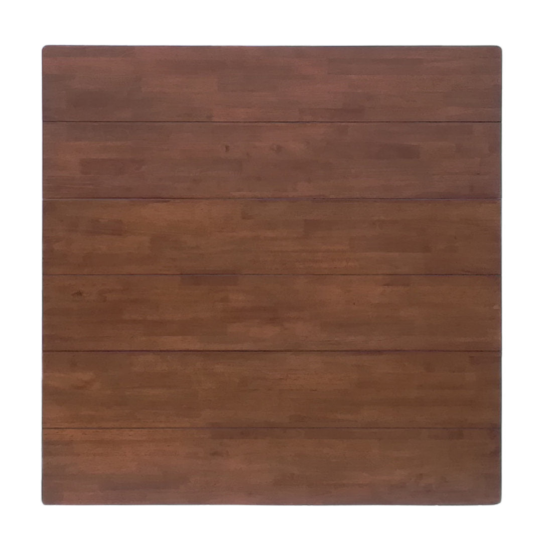 Lea Counter Height 58.5" Solid Wood Dining Table George Oliver Color: Walnut