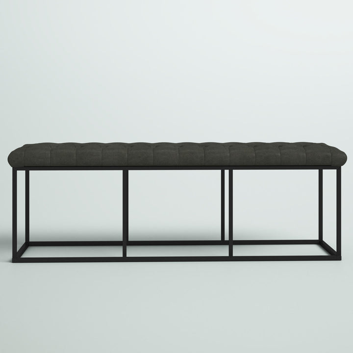Darren Faux Leather Bench Trent Austin Design®