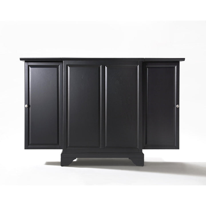 Hedon Bar Cabinet Three Posts™ Color: Black