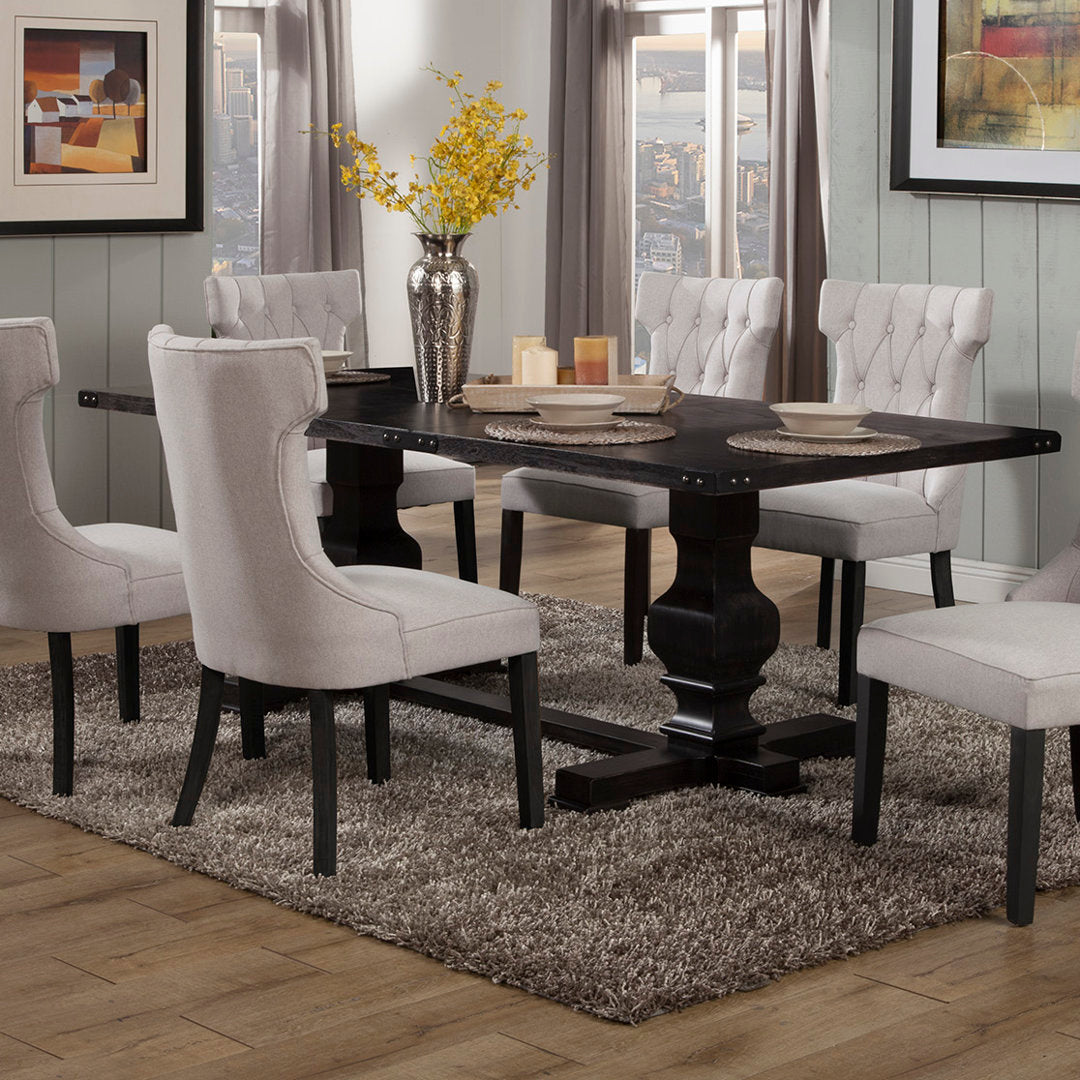 Manchester Dining Table, Vintage Black Darby Home Co